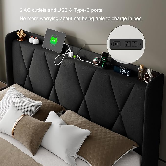 Feonase Full Size Bed Frame - Image 4