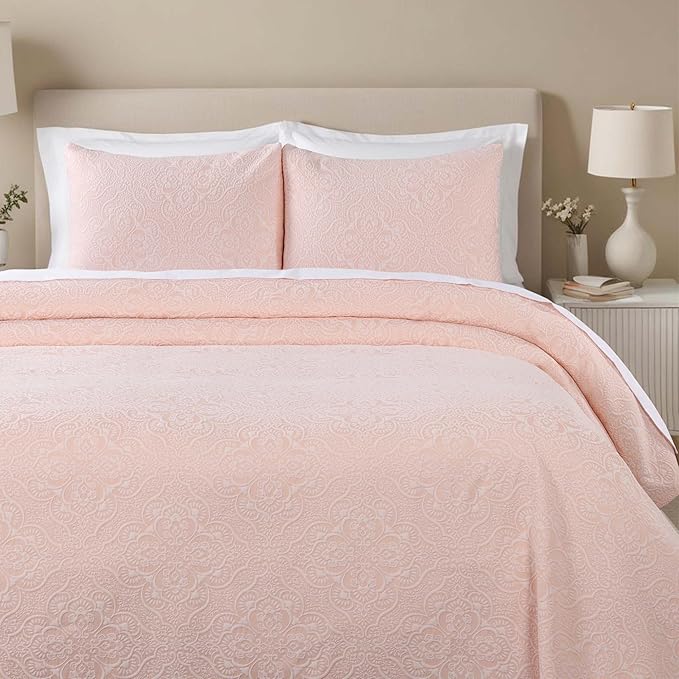 Superior 3 Piece Bedspread Set, Home Bed Decor, Decorative Bed Spread, 2 Pillow by SUPERIOR