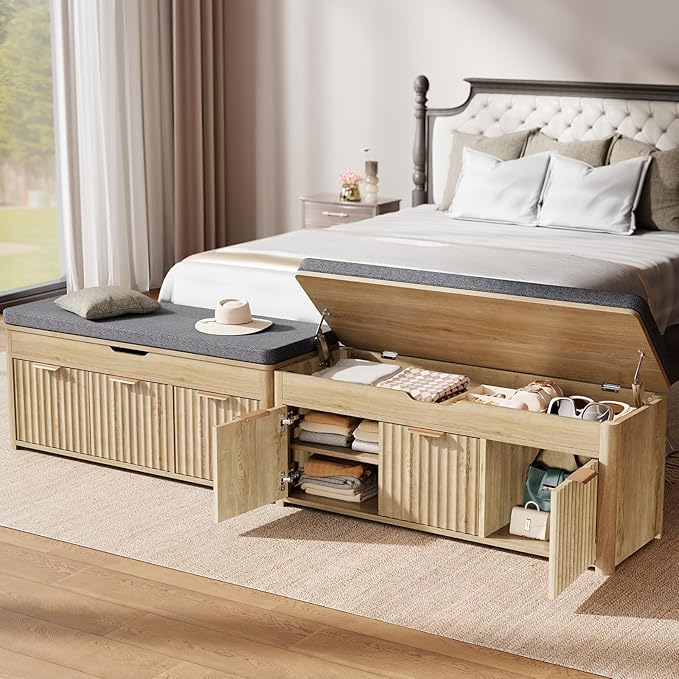 Shoe Bench with Storage - Image 5