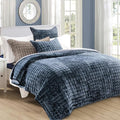 RECYCO Luxury Velvet Quilt Set Full Queen Size Bedding Sets, Ultra Soft Velvet by RECYCOHOMECOLLECTION