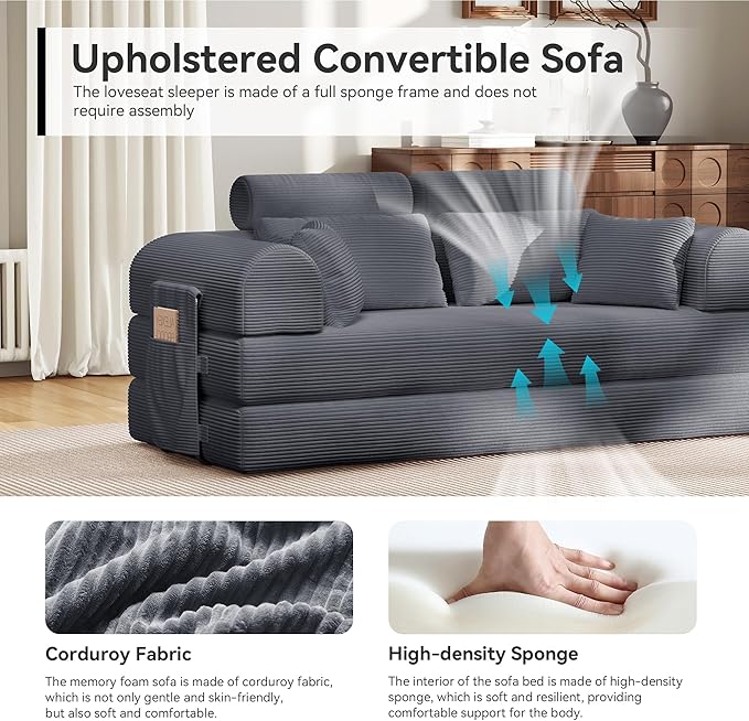 Upgrade High Backrest Design Sofa Bed - Image 6