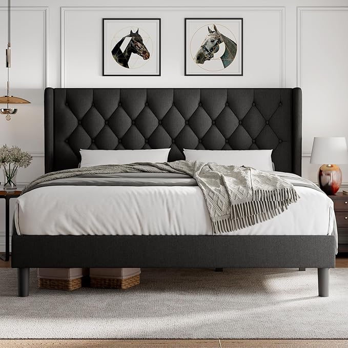iPormis King Size Platform Bed Frame - Image 8