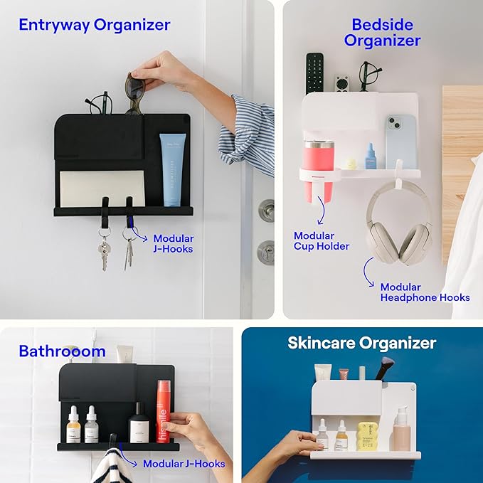 WallShelfie Bedside Wall Organizer & Dorm Decor - Image 5