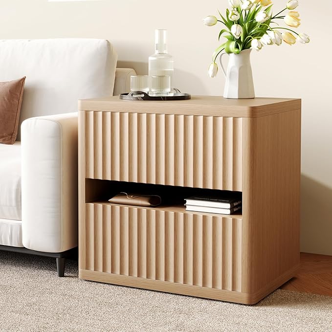Dripex Fluted Nightstand Set of 2 - Image 6