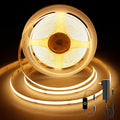 COB LED Strip, LED Strip Lights 5M/16.4ft, Touch Dimmable LED Strips, 2700K by PanderyCOBLightUPYourLife