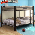 Upgraded Version Thicken Metal Heavy-Duty Queen Over Queen Bunk Bed, Best by Unknown