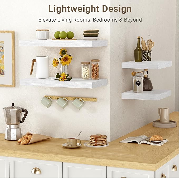 Vivelove 10 in Deep Floating Shelves - Image 2