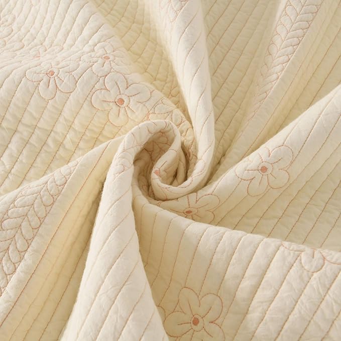 MarCielo 100% Cotton Quilt Set Lightweight Bedspread - Image 7