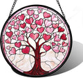 DASTOLL Stained Glass Window Hanging, Mom 11.8IN by DASTOLL