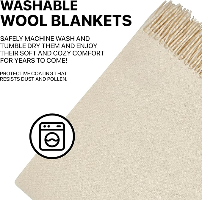 | Wool Blanket/Throw | 100% New Zealand Wool | Perfect - Image 7