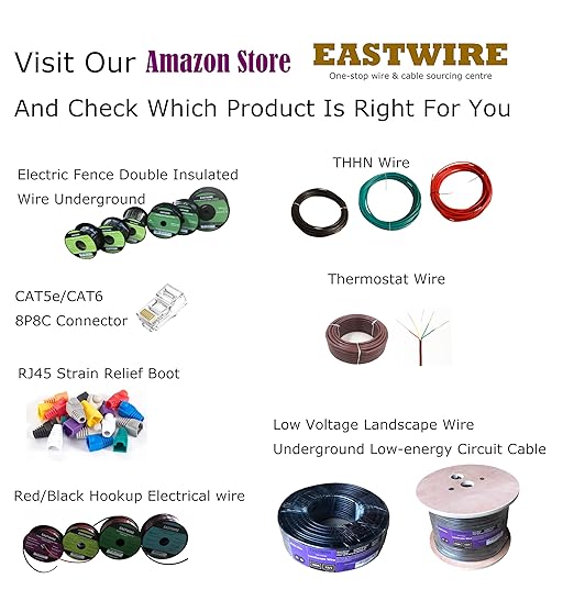 EASTWIRE 18/8 50ft Thermostat Wire, Solid Copper Wire, 18 Gauge Conductor - Image 6