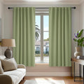 Deconovo Blackout Curtains, Thermal Insulated, W52 x L54 2 Panels, Back Tab by Deconovo