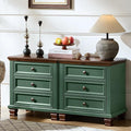 SAVOR LIFE Farmhouse Nightstand Set of 2, Rustic Accent End Table by SAVORLIFEFurniture