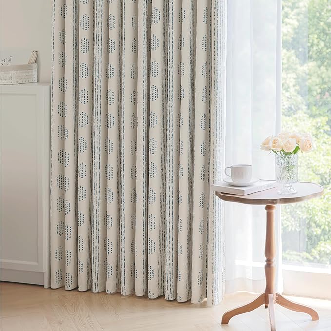 100% Boho Blackout Curtains 72 Inches Long - Image 7
