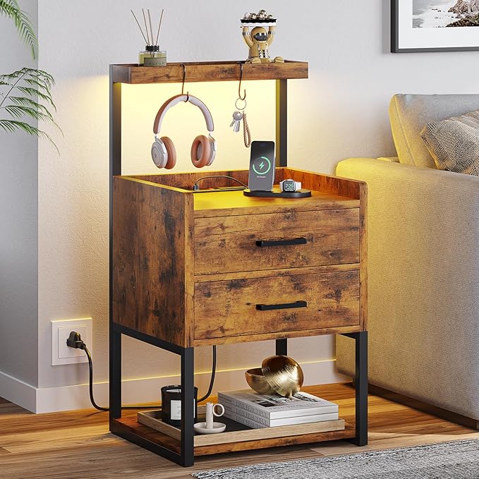 VIAGDO Nightstands Set of 2 - Image 6