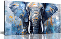 ENTANUB Elephant Wall Art for Lving room, Animal Canvas Wall Decor for Bedroom by ENTANUB