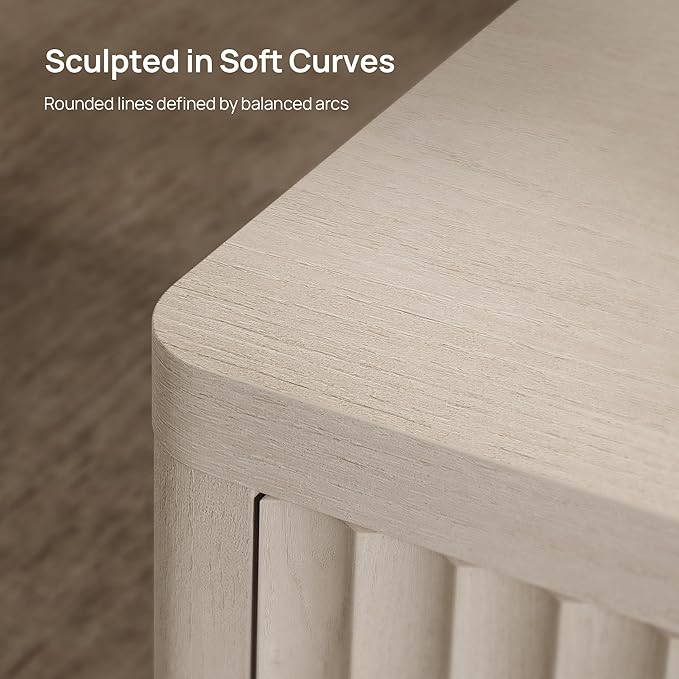 SICOTAS Night Stand Oversized Extra Large Nightstand - Image 7