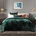 RECYCO Luxury Velvet Quilt Set King Size Bedding Sets, Ultra Soft Velvet by RECYCOHOMECOLLECTION