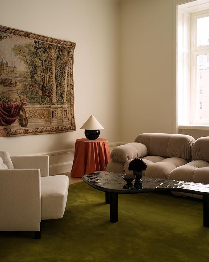Hand-Tufted Wool Square Area Rug – Soft Premium Wool Carpet - Image 3