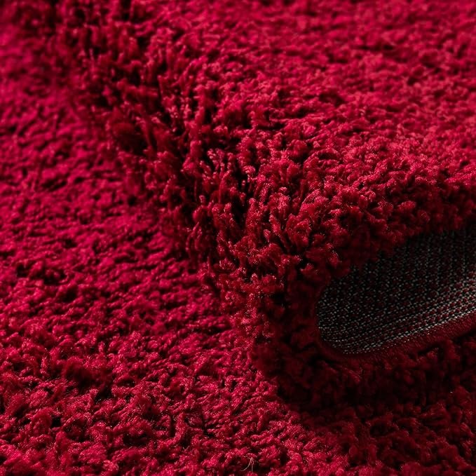 Unique Loom Solid Shag Collection Area Rug - Image 7