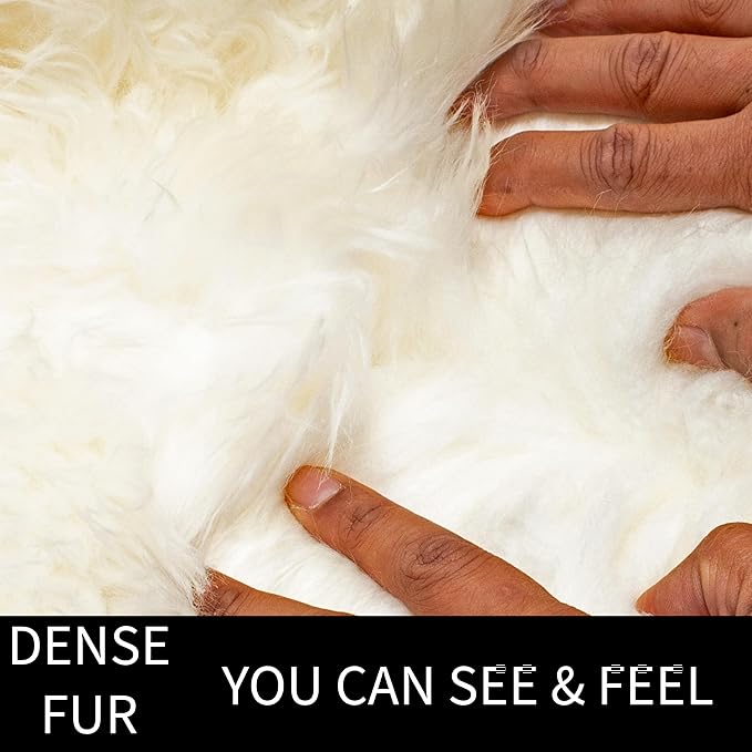 Premium Genuine Fur Sheepskin Rug - Image 4