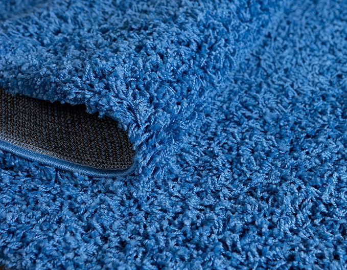 Unique Loom Solid Shag Collection Area Rug - Image 7