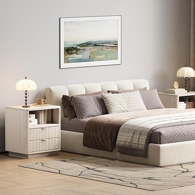 Fluted Nightstands Set of 2 - Image 2