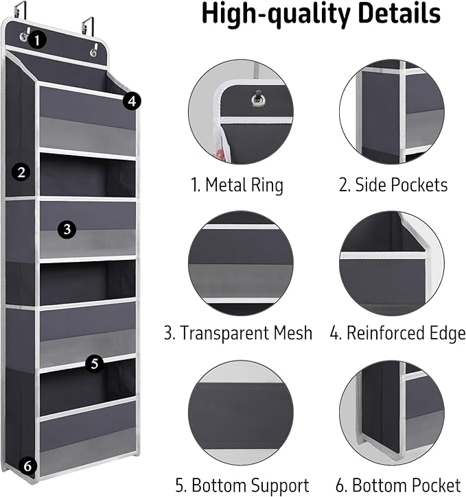 TYMENSH Over The Door Hanging Organizer - Image 4