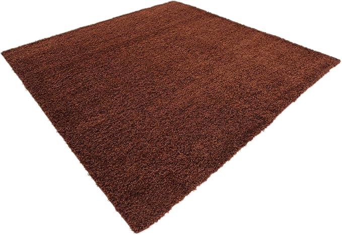 Unique Loom Solid Shag Collection Area Rug - Image 5