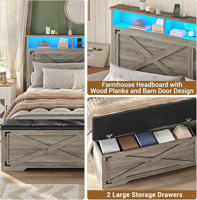Hasuit Queen Size Bed Frame - Image 3