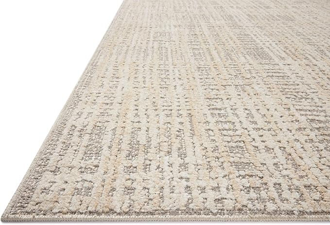 Loloi Amber Lewis Bexley Collection BEX-07 Natural/Dove 11'-6" x 15' Area Rug - Image 4