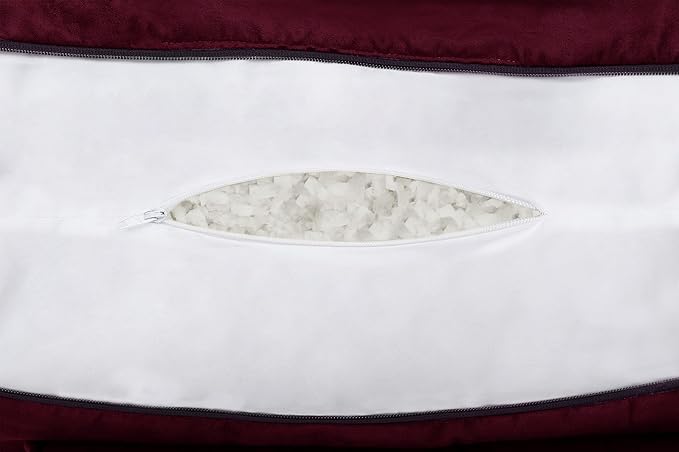 Husband Pillow Aspen Mauve Purple, Standard+ Reading Pillow Bed Rest Chair - Image 7