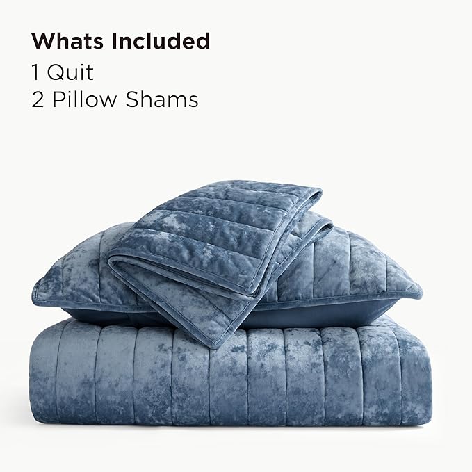 Bedsure Velvet Quilt King Size Set - Image 7