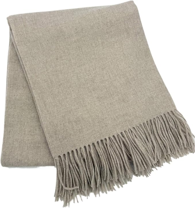 Alashan Cashmere Blend Ripple Finish Woven Throw - Image 3