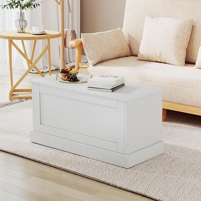 LOKO 35.5” Storage Chest, Lift Top Storage Box - Image 4