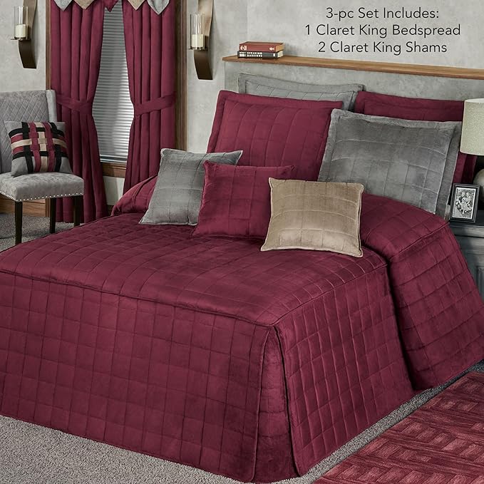 Touch of Class Camden Luxury Bedding | Neutral Claret Color | Grande Fitted - Image 2