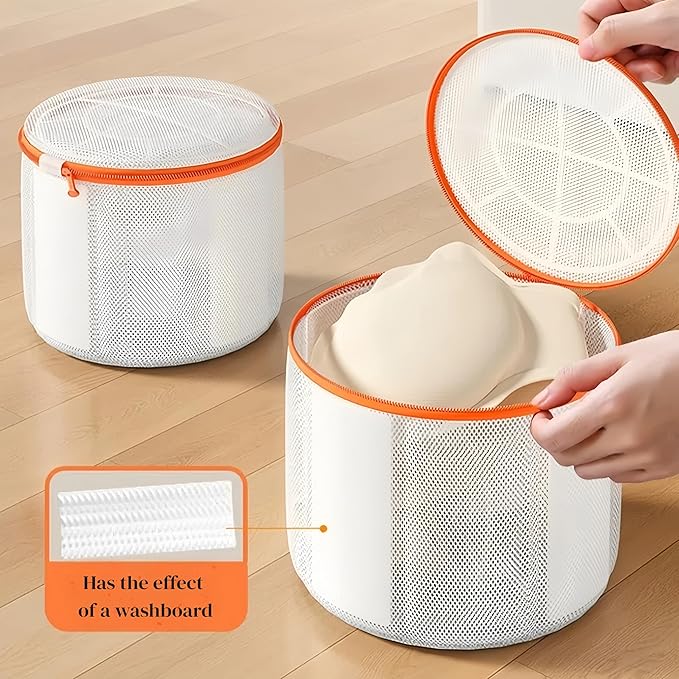 Bra Washing Bag with Anti-Deformation Structure and Fixed Hand-Wash Board - Image 5