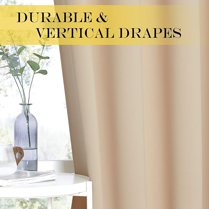 NICETOWN Blackout Window Curtain 90 inch Length - Image 6