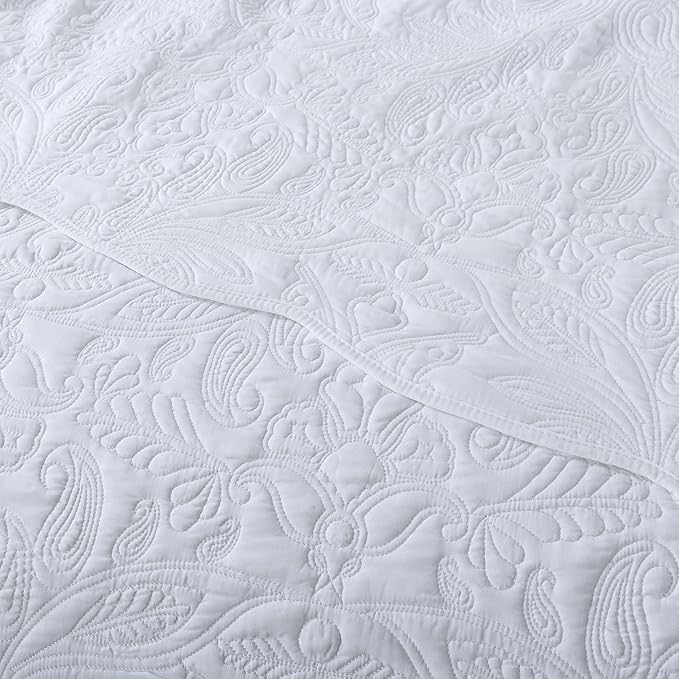HoneiLife Oversized Queen Bedspreads 110x106- Queen Size Quilt Bedding Sets - Image 6