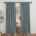 RYB Home Blue Velvet Curtains 96 inches by RYBHOME