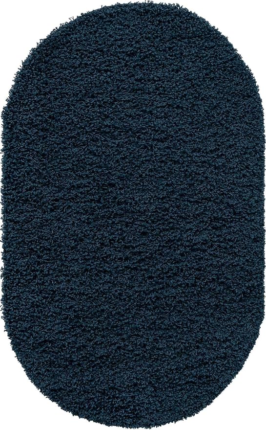 Unique Loom Solid Shag Collection Area Rug - Image 11