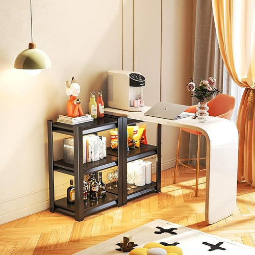 3-Tier Storage Shelves, Garage Metal Shelving Unit, Adjustable, Double-Layer - Image 2