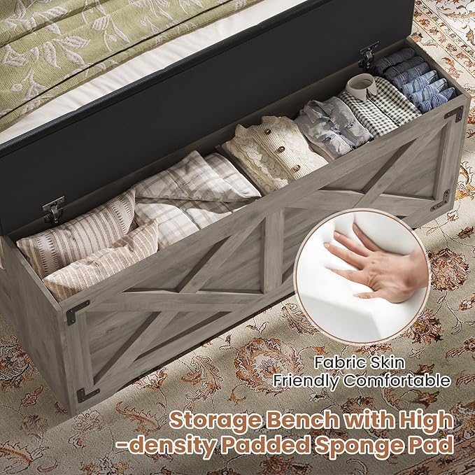 Hasuit Farmhouse Bed Frame Twin Size - Image 6