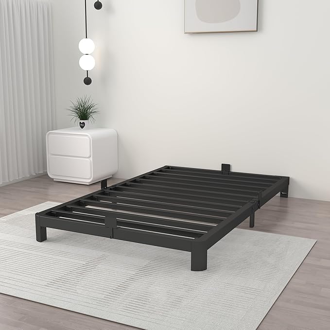 ITIMIDI 4 Inch Twin Bed Frame, Easy Assembly, Platform Bed Frames by ITIMIDI
