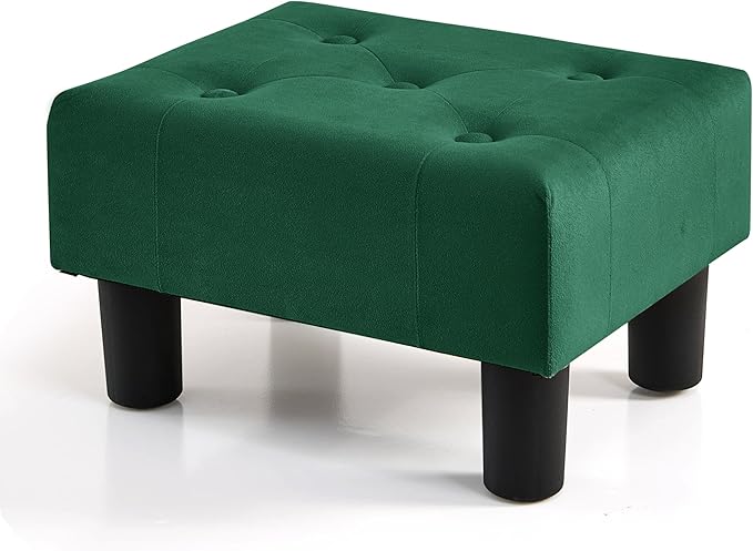 BRIAN & DANY Small Foot Stool, Velvet Foot Stools by BRIANDANY