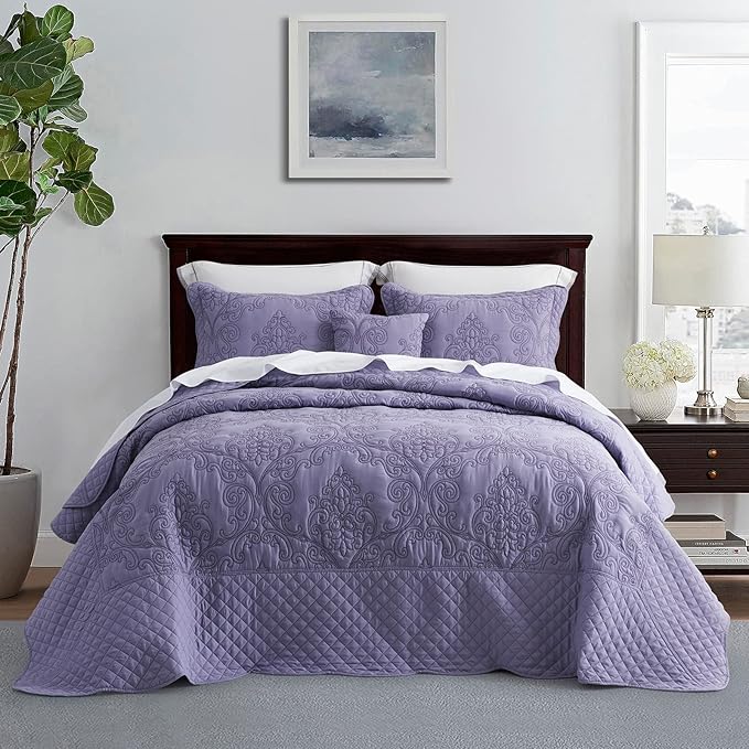 CHIXIN Bedspread Coverlet Set Queen Size by CHIXIN