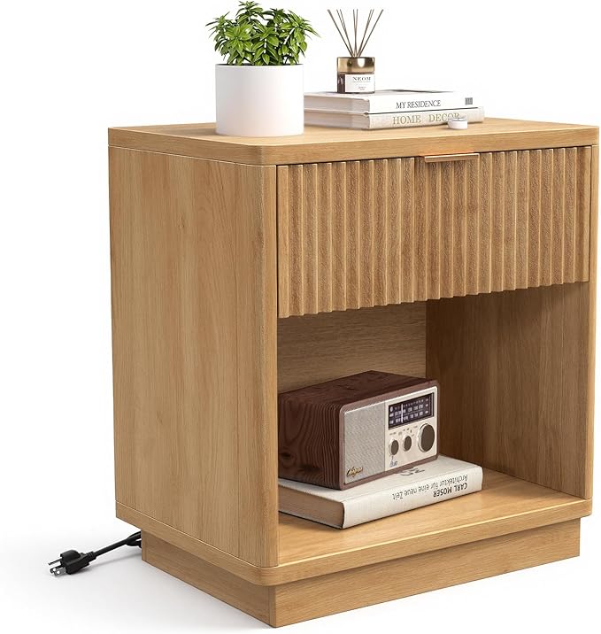 Miereirl Fluted Nightstands by Miereirl