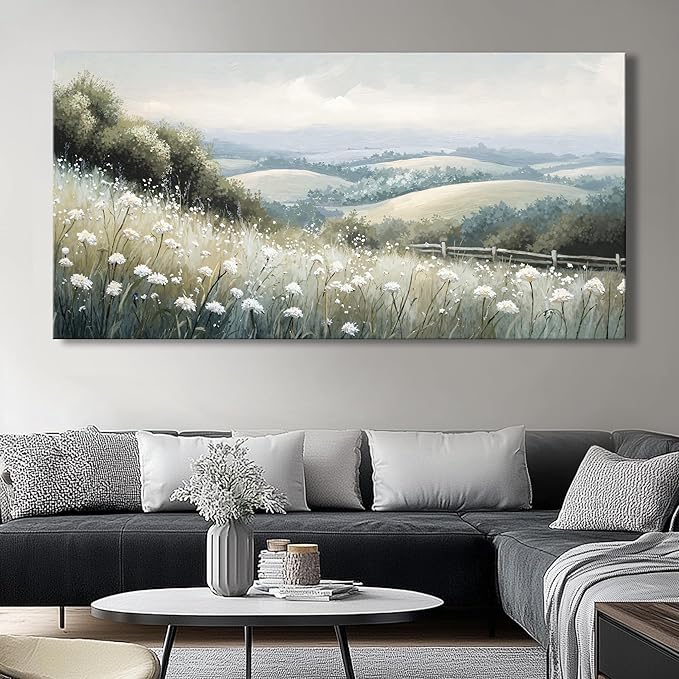 Sea of Flowers Canvas Wall Art by Unknown