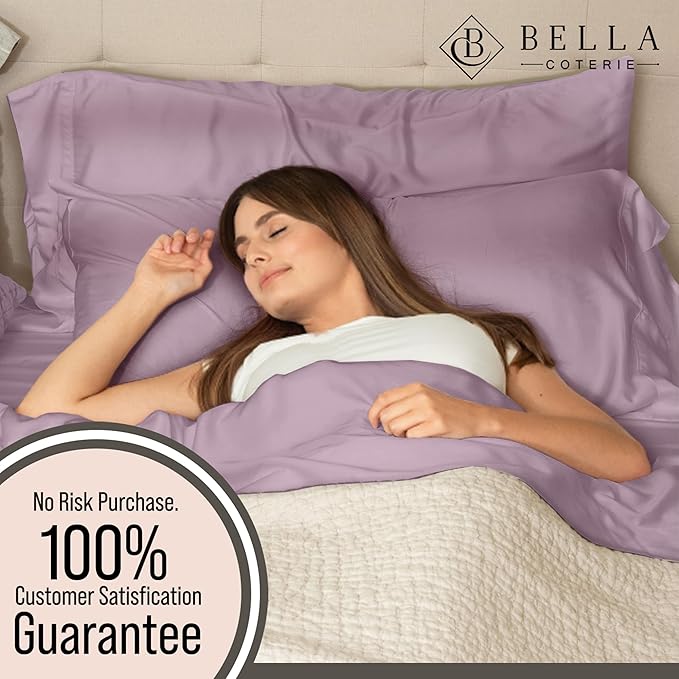 Bella Coterie Luxury Bamboo Viscose Twin Size Sheet Set | 100% Organically - Image 5