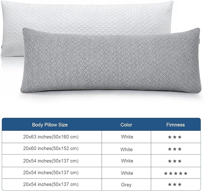 Thick Memory Foam Body Pillow - Image 3
